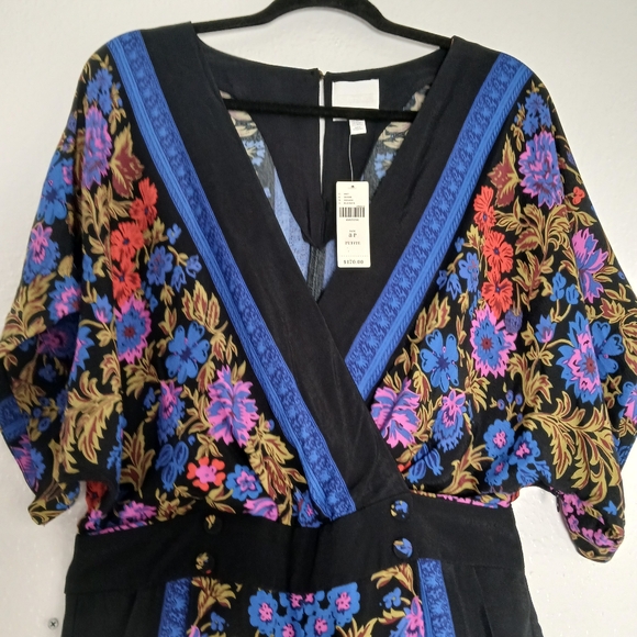 Anthropologie Scarf Printed Jumpsuit NWT - Picture 3 of 13